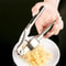 Ergonomic Stainless Steel Garlic Press Easy To Use Clean Mincer Crusher For Effortless Garlic Prep 1