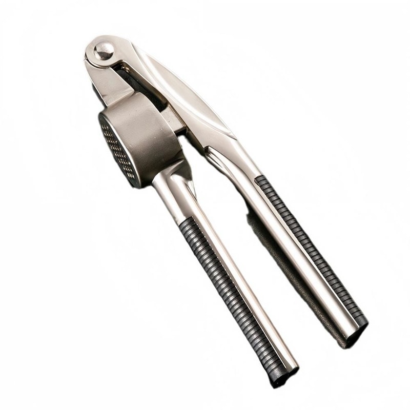 Ergonomic Stainless Steel Garlic Press Easy To Use Clean Mincer Crusher For Effortless Garlic Prep 5
