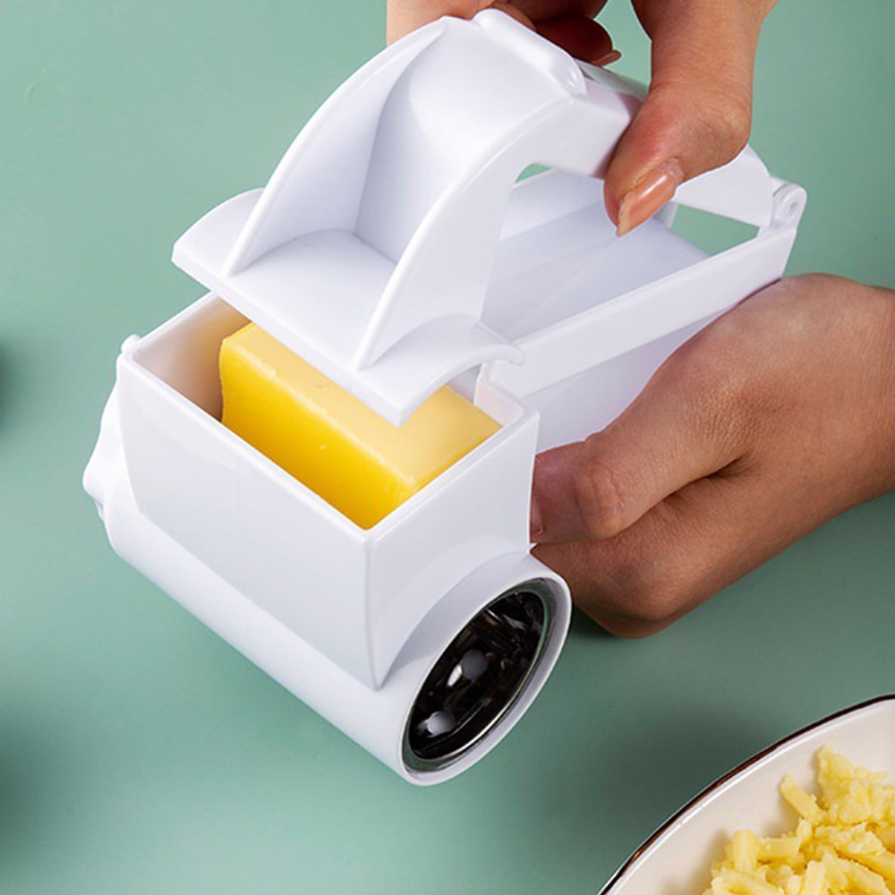 Hand-Cranked Cheese Grater Multi-Functional Kitchen Shredder for Easy Cheese & Vegetable Grating