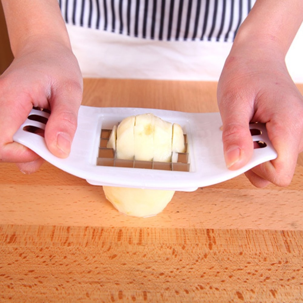 Stainless Steel Potato Slicer Cutter Perfect For Quick Veggie Fry Preparation 3