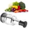 Stainless Steel Garlic Masher & Vegetable Cutter Manual Meat Grinder & Dicer