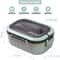 Leakproof Double Layer Lunch Box with Handle, Snack Box and Cutlery Set BPA Free, Microwave/Dishwasher Safe