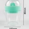 Lemon Squeezer with Lid Manual Plastic Citrus Juicer with Pour Spout for Fresh Lemon Orange Juice