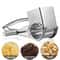 Multifunctional Stainless Steel Cheese Grater with Hand Crank Efficient Vegetable, Carrot, Nut, and Chocolate Slicer.