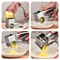 Multifunctional Stainless Steel Cheese Grater with Hand Crank Efficient Vegetable, Carrot, Nut, and Chocolate Slicer.