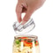 Heavy Glass Fermenting Lid with Easy Grip Handle Perfect for Pickling & Kimchi Fermentation