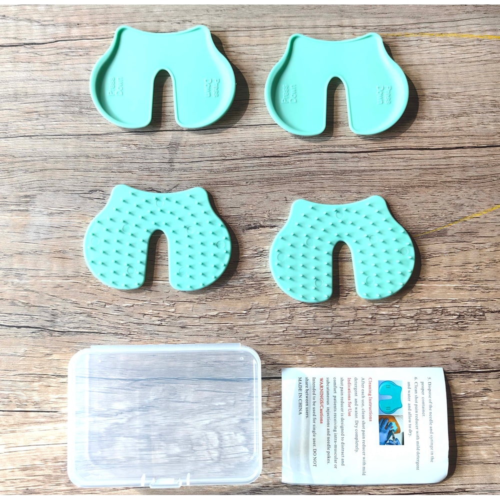 Reusable Pain Relief Shot Assist Pad Immunization Aid for Kids & Adults, Blocks Pain, Easy to Use