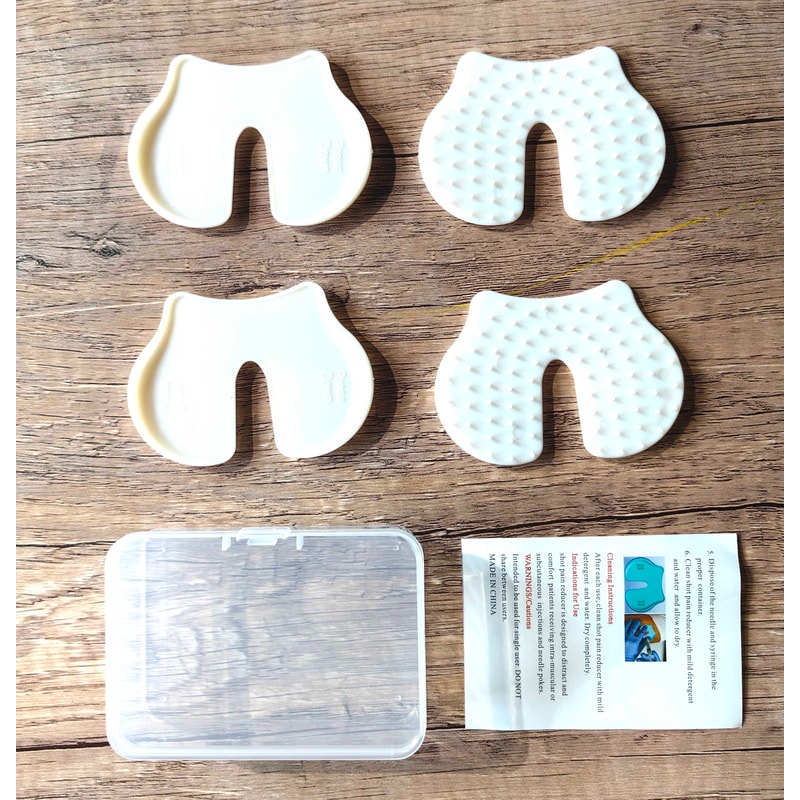 Reusable Pain Relief Shot Assist Pad Immunization Aid for Kids & Adults, Blocks Pain, Easy to Use