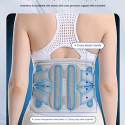 back brace support belt for back pain, sciatica, herniated disc adjustable with pads for men & women