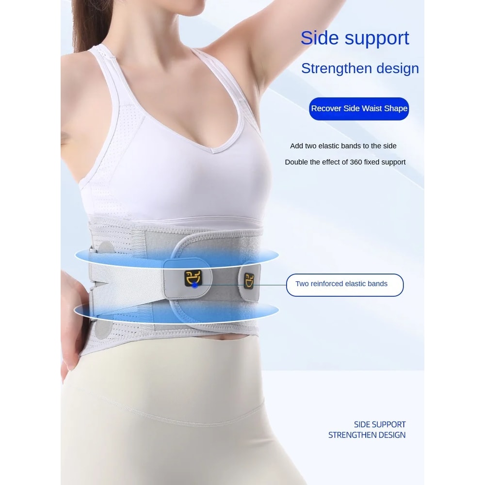 Back Brace Support Belt for Back Pain, Sciatica, Herniated Disc Adjustable with Pads for Men & Women