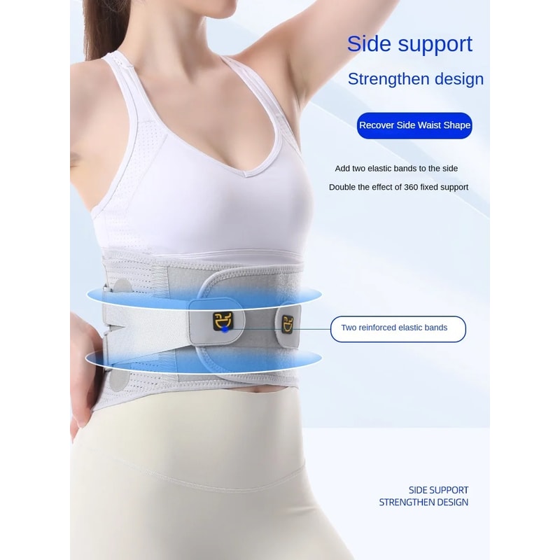 Back Brace Support Belt for Back Pain, Sciatica, Herniated Disc Adjustable with Pads for Men & Women