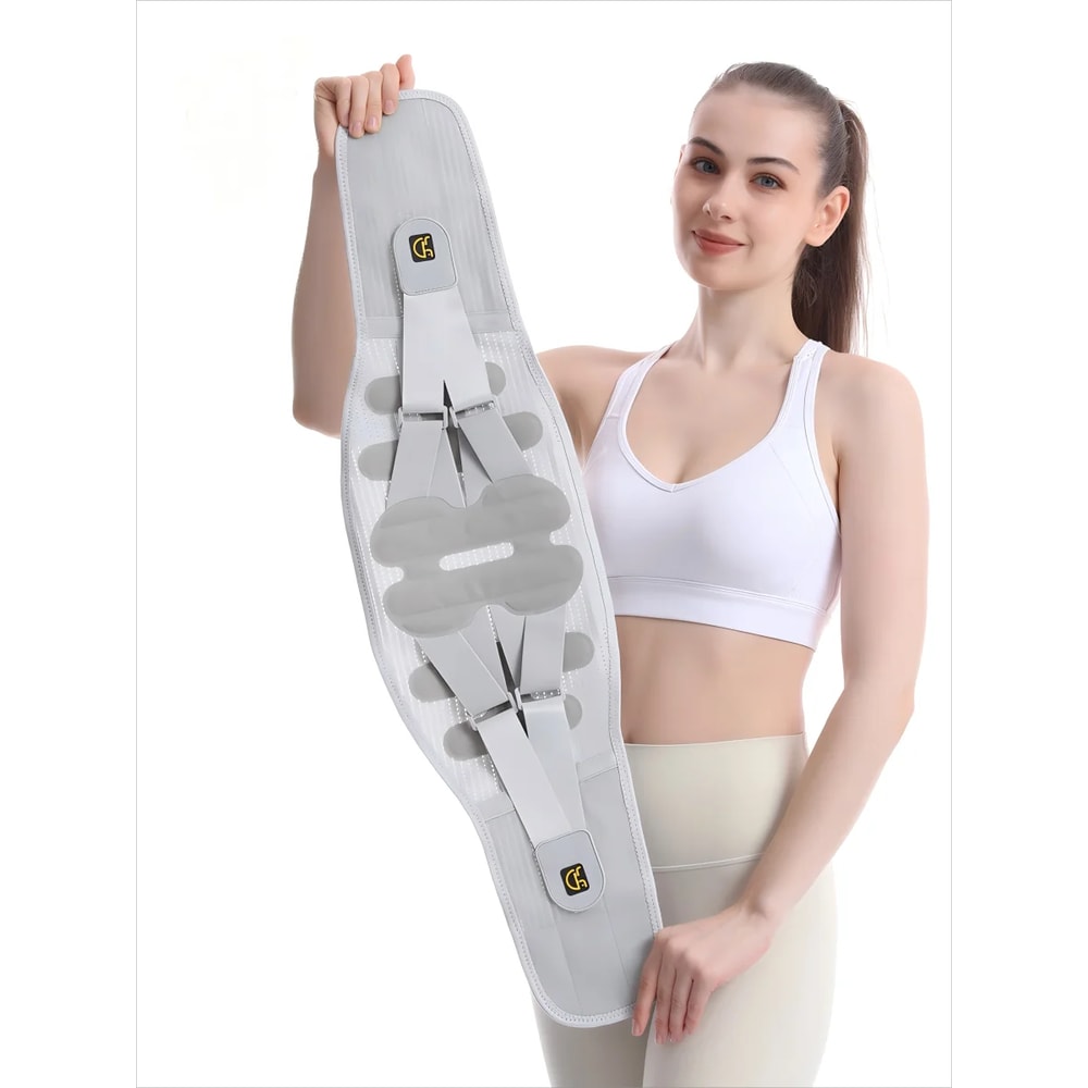 Back Brace Support Belt for Back Pain, Sciatica, Herniated Disc Adjustable with Pads for Men & Women