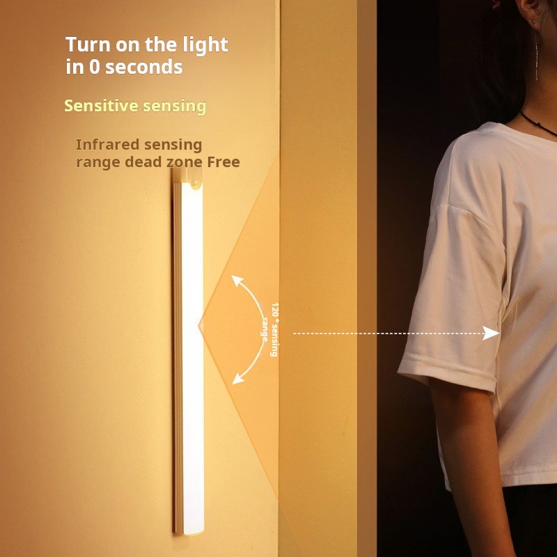 Wireless Rechargeable LED Motion Sensor Cabinet Light Ideal for Closet, Kitchen, Wardrobe, Stairs