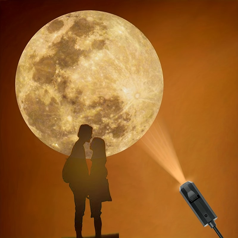 USB Ceiling Moon Earth Projection Atmosphere Light Bring The Magic Of The Universe Into Your Room 4