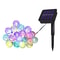Solar LED Crystal Ball String Lights for Outdoor Garden, Waterproof Fairy Lamps for Lawn & Tree Decoration