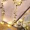 Golden Tiny Leaves LED Fairy Lights BatteryPowered Copper Wire String Lights For Home Wedding Party 0