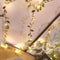 Golden Tiny Leaves LED Fairy Lights BatteryPowered Copper Wire String Lights For Home Wedding Party 0