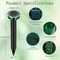 Solar Ultrasonic Mole Repellent Snake Repeller HighPower Sun Charging Zapper For Mice Insects 2