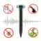 Solar Ultrasonic Mole Repellent Snake Repeller HighPower Sun Charging Zapper For Mice Insects 4