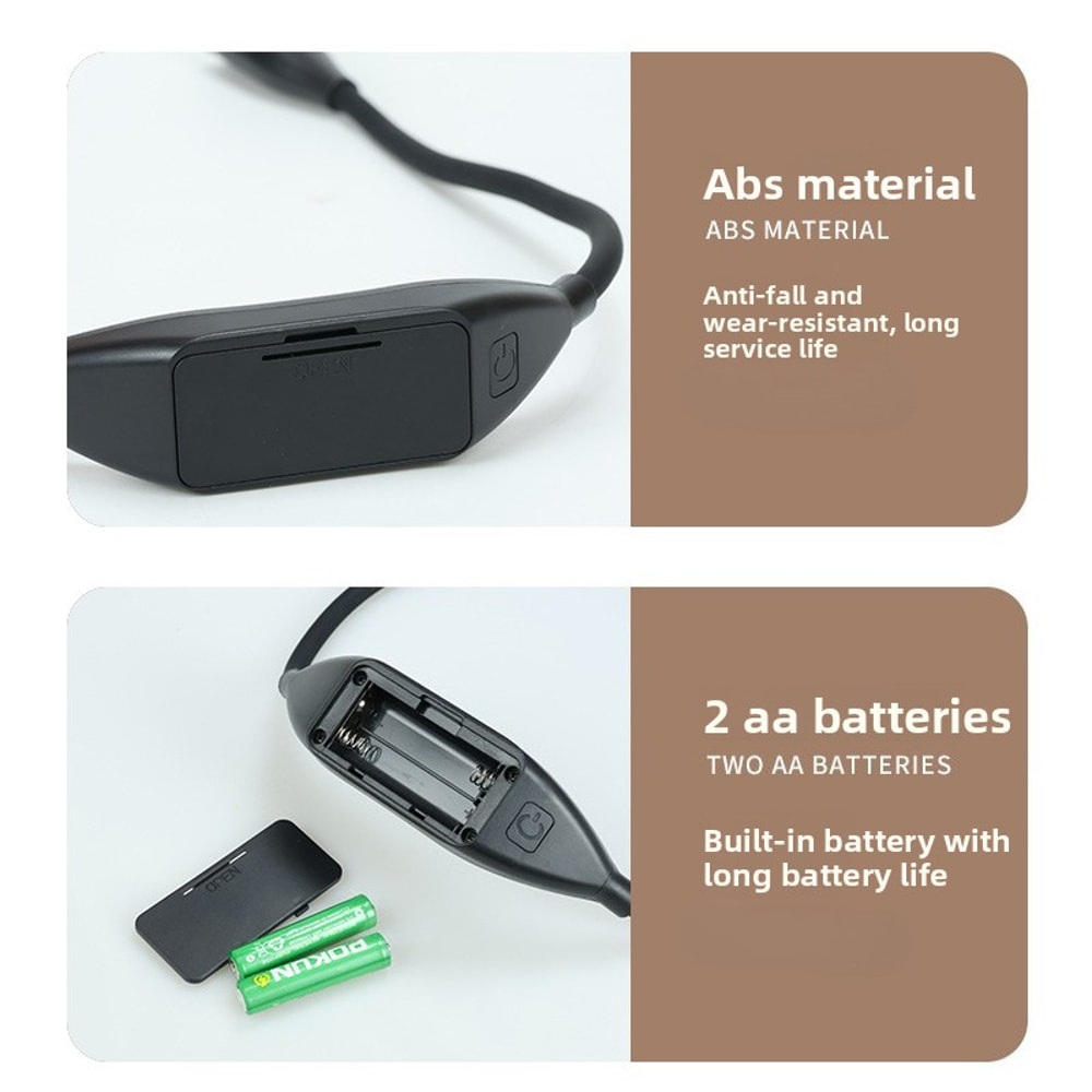 LED Neck Reading Lamp Flexible Book Light For Reading Study Nighttime Use 4