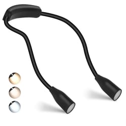 led neck reading lamp flexible book light for reading, study & nighttime use