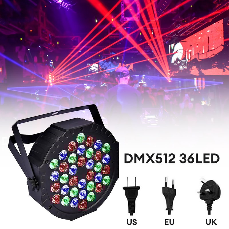 Stage Par Light Sound Activated DJ Disco Party Light For Weddings Clubs And Bars 4