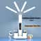 Multifunction Desk Lamp with Fan and Clock Foldable USB Rechargeable LED Desk Lamp