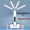 Multifunction Desk Lamp with Fan and Clock Foldable USB Rechargeable LED Desk Lamp