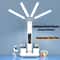 Multifunction Desk Lamp with Fan and Clock Foldable USB Rechargeable LED Desk Lamp
