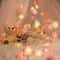 Pink Rose String Lights Decorative Fairy Lights for Romantic Room Decor