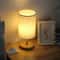 LED Bedside Lamp USB Dimmable Fabric Table Lamp Night Light