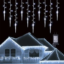 led icicle curtain lights waterfall string lights for garden wedding decor