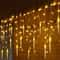 LED Icicle Curtain Lights Waterfall String Lights for Garden Wedding Decor