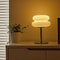 Creamy Style USB Bedside Table Lamp Tri Color Dimmable Nightstand Light