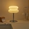 Creamy Style USB Bedside Table Lamp Tri Color Dimmable Nightstand Light