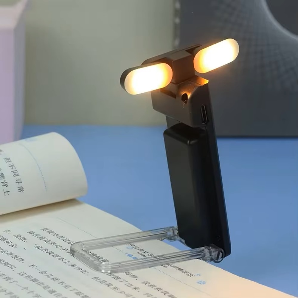 USB Rechargeable Clip On Reading Light Bookmark Lamp For Reading In Bed 6