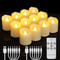 Rechargeable LED Flameless Candles with Timer & Remote for Home Decor