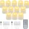 Rechargeable LED Flameless Candles with Timer & Remote for Home Decor