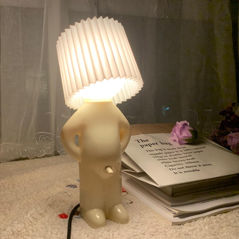 Creative Kids Night Lamp Little Boy Table Light For Bedside Desk 1