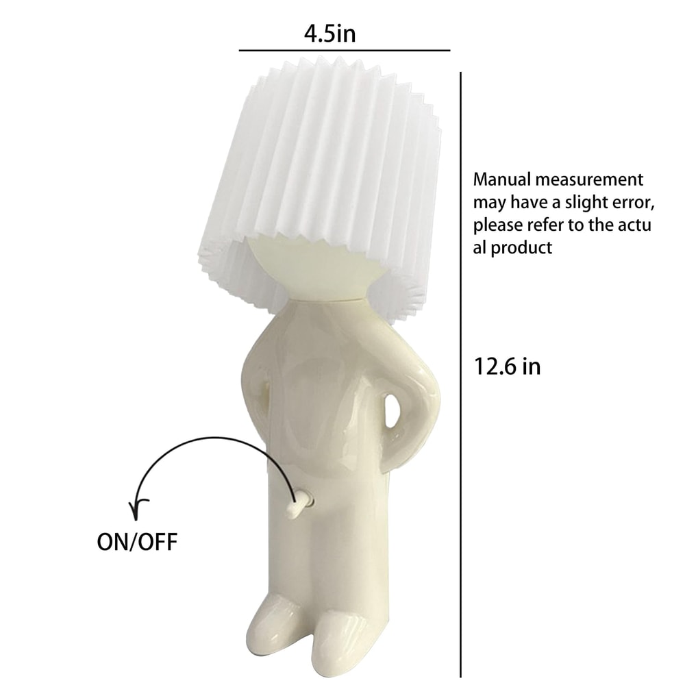 Creative Kids Night Lamp Little Boy Table Light For Bedside Desk 2
