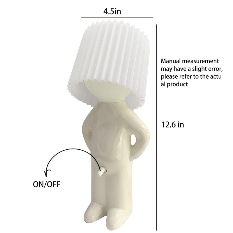Creative Kids Night Lamp Little Boy Table Light For Bedside Desk 2