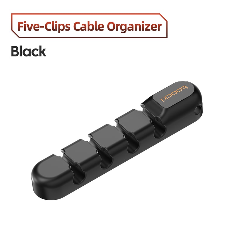 Cable Organizer With Holes Flexible Wire Management Clips For Clean And Tidy Cables 7