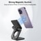 Foldable Magnetic Wireless Charger Stand Fast Charging Station For Smartphones Earbuds Watch 2