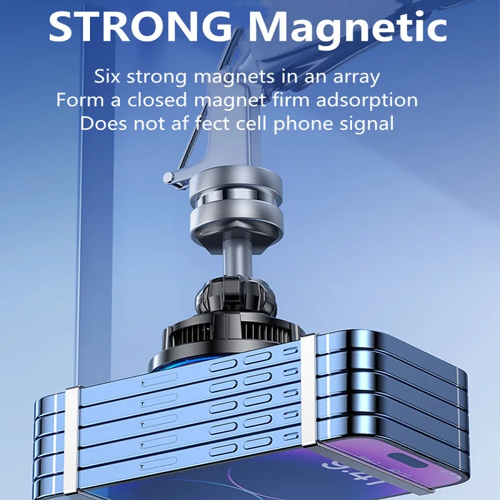 Magnetic Wireless Car Charger Stand Fast Charging Ice Cooling Technology For Quick Phone Charging 5