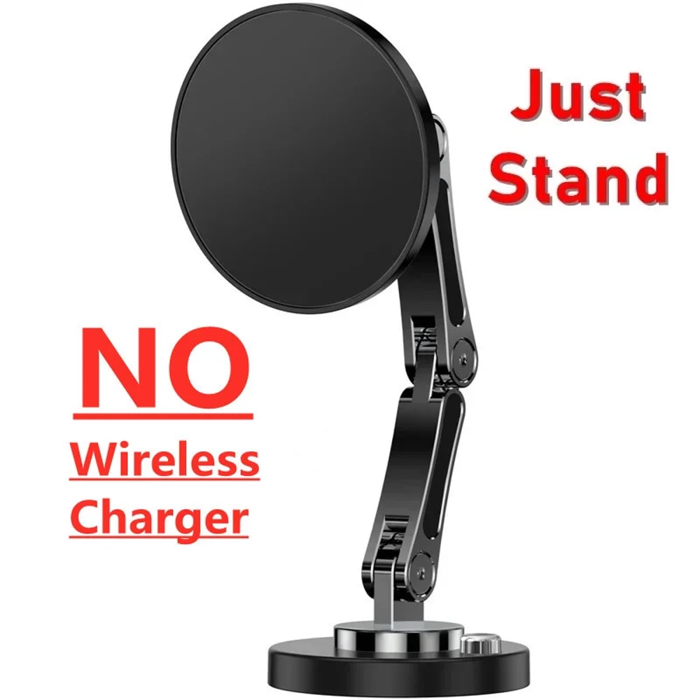 Magnetic Wireless Car Charger Mount Fast Charging Stand For Phones 5