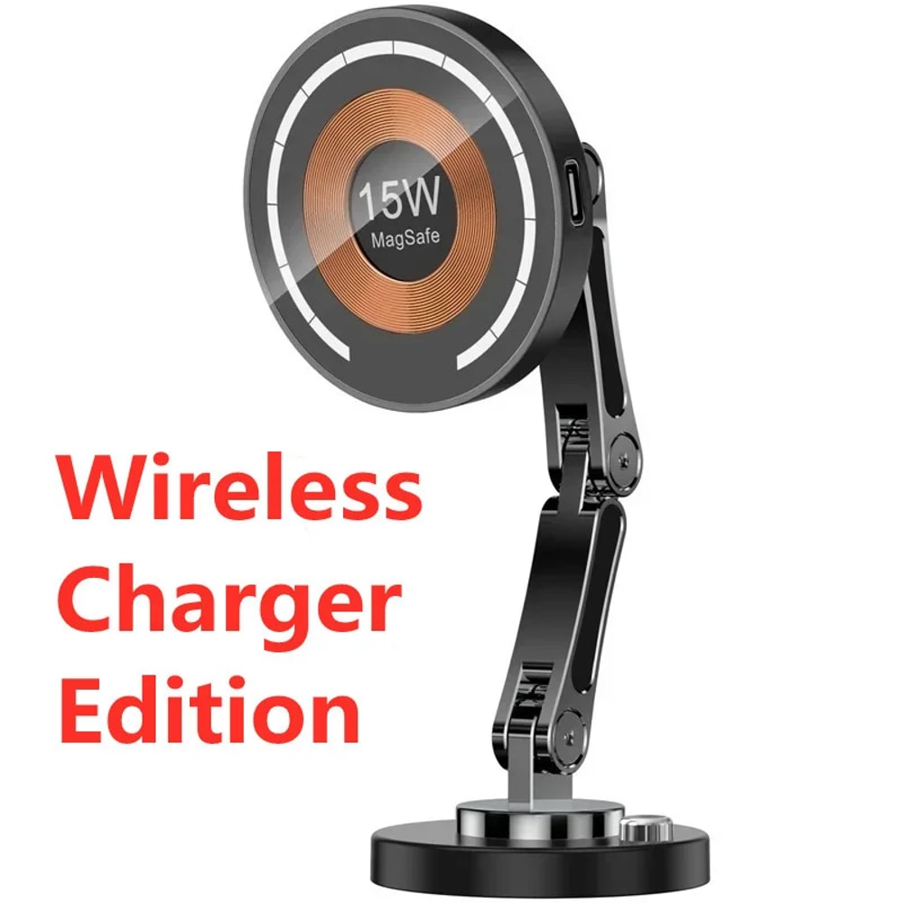 Magnetic Wireless Car Charger Mount Fast Charging Stand For Phones 6