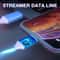 Luminous LED Type C Cable With Flowing Streamer Light Fast Charging USB C Cord 4