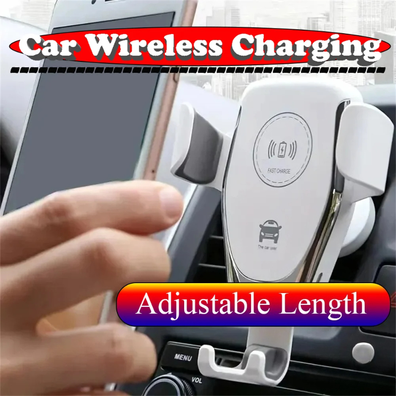 Adjustable Car Wireless Charging Phone Holder Fast Charging Station 4