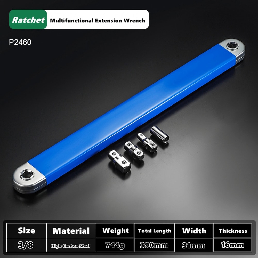 Zero Offset Extension Wrench Set for Tight Spaces