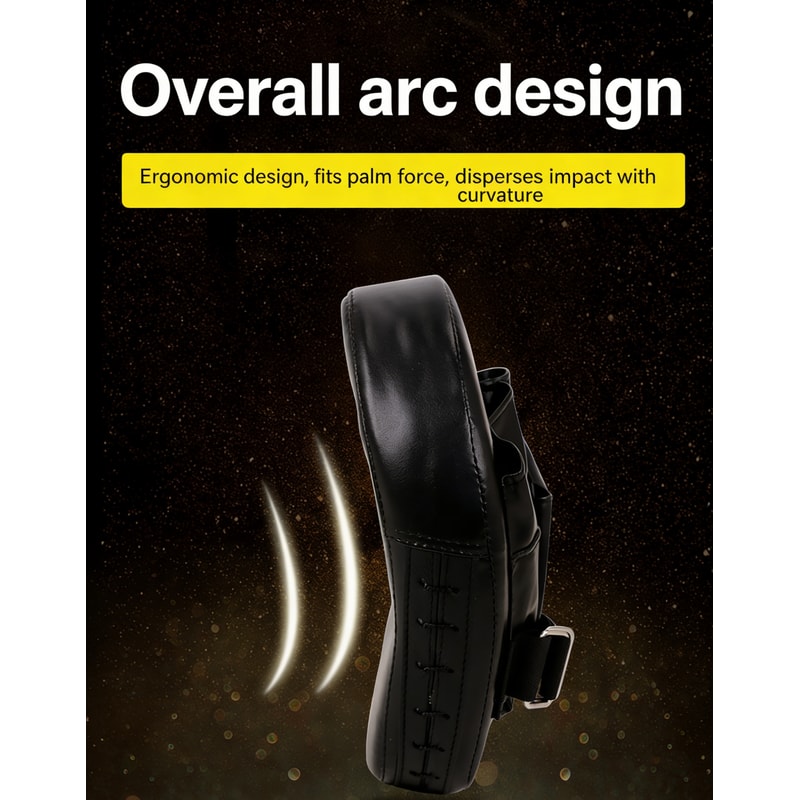 Curved Hand Target For Taekwondo Boxing Training Precision Focus For Adults Kids 3